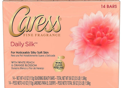 Caress Daily Silk Beauty Bar White Peach Orange Blossom 4.25oz 2 (24 Pack) - Personal Care > Bath & Body Soaps