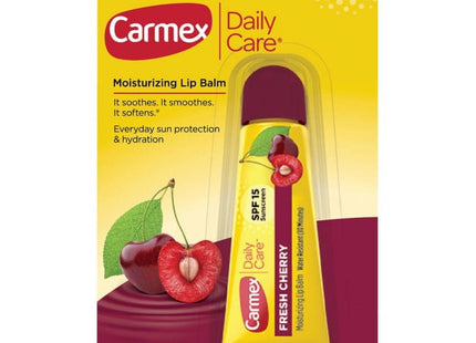 Carmex Daily Care Moisturizing Lip Balm Spf 15 Fresh Cherry 0.35 oz (2 Pack) - Personal > Skin Balms & Treatments