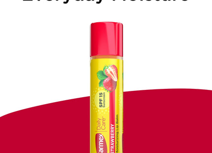 Carmex Daily Moisturizing Lip Balm SPF15 Stick Strawberry 0.15oz (12 Pack) - Personal Care > Skin Balms & Treatments