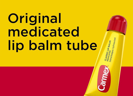 Carmex Medicated Lip Balm Moisturizer for Dry Chapped Lips 0.35oz (12 Pack) - Personal Care > Skin Balms & Treatments