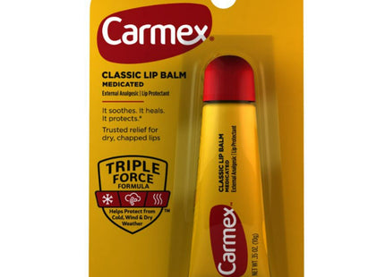 Carmex Medicated Lip Balm Moisturizer for Dry Chapped Lips 0.35oz (12 Pack) - Personal Care > Skin Balms & Treatments