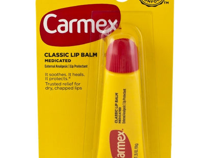 Carmex Medicated Lip Balm Moisturizer for Dry Chapped Lips 0.35oz (12 Pack) - Personal Care > Skin Balms & Treatments