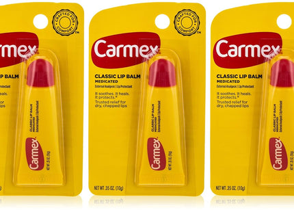 Carmex Medicated Lip Balm Moisturizer for Dry Chapped Lips 0.35oz (12 Pack) - Personal Care > Skin Balms & Treatments