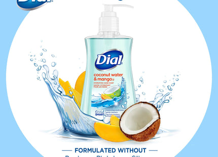 Dial Antimicrobial Liquid Hand Soap, Coconut Water & Mango, Pump Bottle, 7.5 fl Ounce (Pack Of 2)