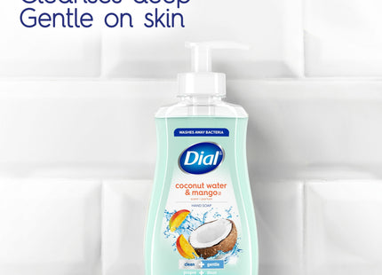 Dial Antimicrobial Liquid Hand Soap, Coconut Water & Mango, Pump Bottle, 7.5 fl Ounce (Pack Of 2)