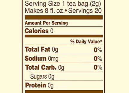 Celestial Seasonings Raspberry Zinger Herbal Caffeine-Free 20ct (24 Pack) - Food & Beverages > Non-Alcoholic Drinks