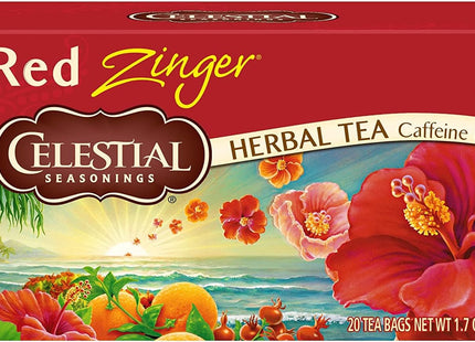 Celestial Seasonings Red Zinger Herbal Caffeine Free 20ct (12 Pack) - Food & Beverages > Non-Alcoholic Drinks Infusions