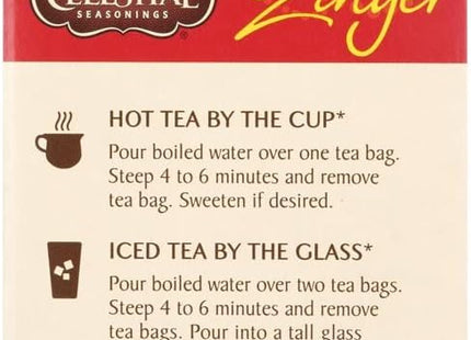 Celestial Seasonings Red Zinger Herbal Caffeine Free 20ct (2 Pack) - Food & Beverages > Non-Alcoholic Drinks Infusions