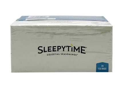 a close up of a box of sleeptime essentials