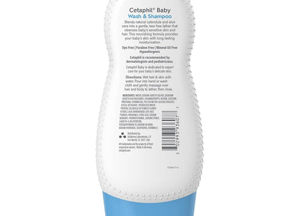 Cetaphil Baby Wash & Shampoo with Organic Calendula Tear Free 7.8oz (24 Pack) - Personal Care > Hair Styling Conditioner