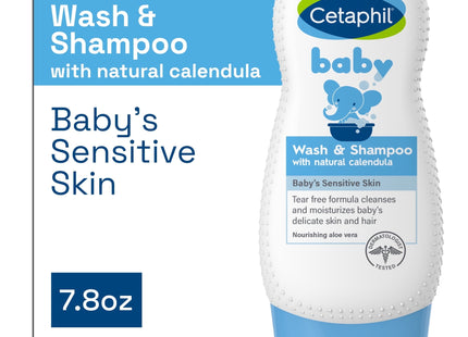 Cetaphil Baby Wash & Shampoo with Organic Calendula Tear Free 7.8oz - Personal Care > Hair Styling Conditioner