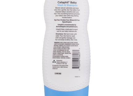 Cetaphil Baby Wash & Shampoo with Organic Calendula Tear Free 7.8oz - Personal Care > Hair Styling Conditioner