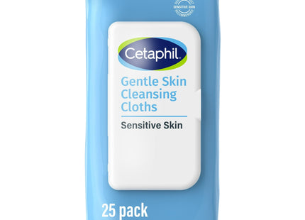 Cetaphil Gentle Skin Cleansing Body Wipes Fragrance Free 25ct (2 Pack) - Personal Care > Cleansers & Toners