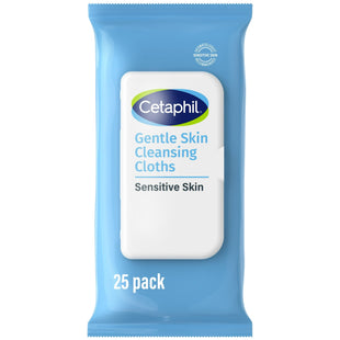 Cetaphil Gentle Skin Cleansing Body Wipes Fragrance Free 25ct (2 Pack) - Personal Care > Cleansers & Toners