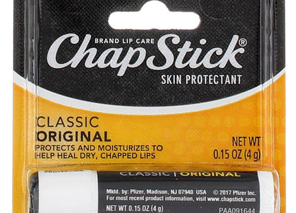 ChapStick Classic Original Skin Protectant Lip Balm Regular 0.15oz (2 Pack) - Personal Care > Balms & Treatments