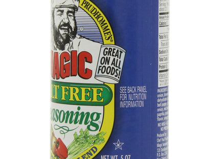 Chef Paul Prudhomme’s Magic Seasoning Blends Salt Free No MSG 5oz (12 Pack) - Food & Beverages > Herbs Spices Seasonings