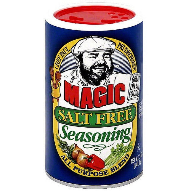 Chef Paul Prudhomme’s Magic Seasoning Blends Salt Free No MSG 5oz (12 Pack) - Food & Beverages > Herbs Spices Seasonings