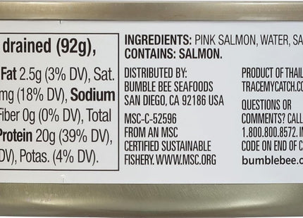 Chicken of the Sea Skinless Boneless Chunk Style Pink Salmon Water 5oz (12 Pack) - Food & Beverages > Pantry Preserved