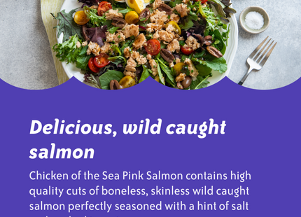 Chicken of the Sea Skinless Boneless Chunk Style Pink Salmon Water 5oz (6 Pack) - Food & Beverages > Pantry Preserved