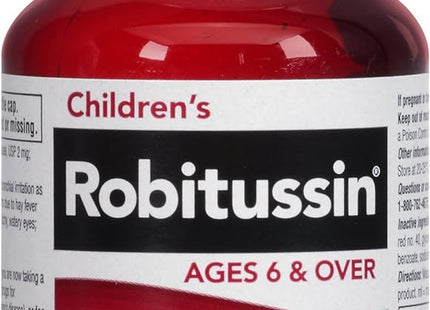 Children’s Robitussin Long-Acting Cough & Cold Fruit Punch Flavor 4oz - Baby Toddler > Health Care Flu