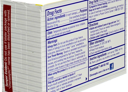 Chloraseptic Fast Acting Soar Throat Lozenges Cherry Flavor 18ct - Health Care > Coughing & Sore Throats Cough Cold Flu