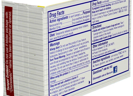 Chloraseptic Fast Acting Soar Throat Lozenges Cherry Flavor 18ct - Health Care > Coughing & Sore Throats Cough Cold Flu