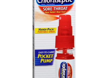 Chloraseptic Sore Throat Spray Pocket Pump Cherry Flavor 0.67oz (12 Pack) - Health Care > Coughing & Throats Cough Cold