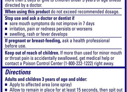 Chloraseptic Sore Throat Spray Pocket Pump Cherry Flavor 0.67oz (24 Pack) - Health Care > Coughing & Throats Cough Cold