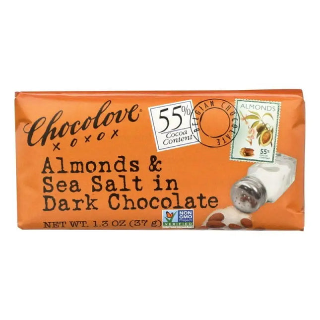 Chocolove Almonds And Sea Salt In Dark Chocolate , 1.3 Oz
