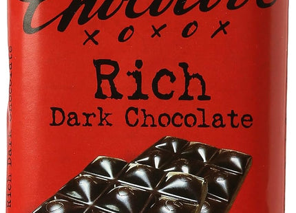 Chocolove Xoxox Premium Chocolate Bar Dark Rich 3.2 Oz (12 Pack) - Food & Beverages > Sweets Assortments