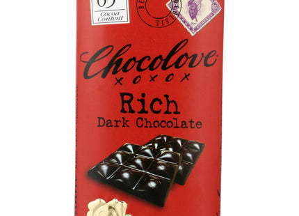 Chocolove Xoxox Premium Chocolate Bar Dark Rich 3.2 Oz (12 Pack) - Food & Beverages > Sweets Assortments