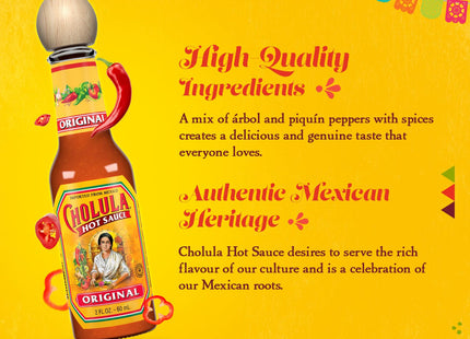 Cholula Kosher Original Hot Sauce Bottle 2 floz (12 Pack) - Food & Beverages > Condiments Sauces