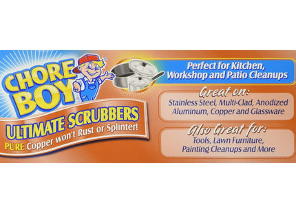 Chore Boy Copper Scrubber And Scouring Pad 2ct (2 Pack) - Household Supplies > Cleaning Sponges & Pads