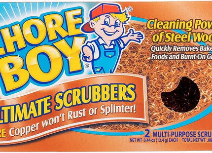 Chore Boy Copper Scrubber And Scouring Pad 2ct (2 Pack) - Household Supplies > Cleaning Sponges & Pads