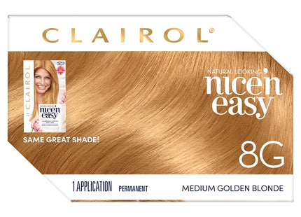 Clairol Nice’n Easy Permanent Dye 8G Medium Golden Blonde HairColor (14 Pack) - Personal Care > Hair & Styling Color