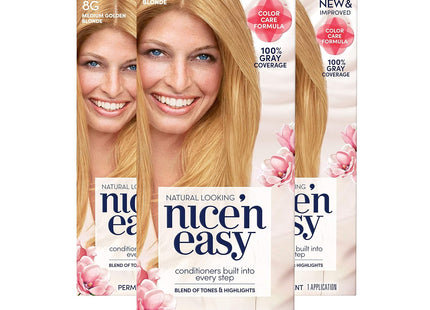 Clairol Nice’n Easy Permanent Dye 8G Medium Golden Blonde HairColor (14 Pack) - Personal Care > Hair & Styling Color
