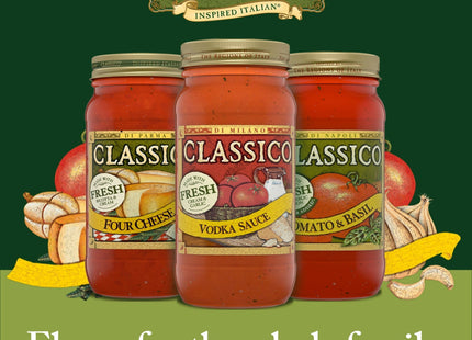 Classico Vodka Sauce Spaghetti Pasta Gluten Free Jar 24oz (12 Pack) - Food & Beverages > Condiments Sauces