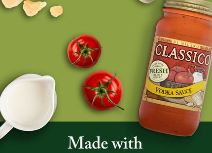 Classico Vodka Sauce Spaghetti Pasta Gluten Free Jar 24oz (6 Pack) - Food & Beverages > Condiments Sauces