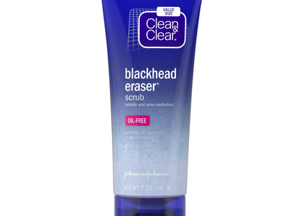 Clean & Clear Blackhead Eraser Facial Scrub Cream Salicylic Acid 7.0oz (6 Pack) - Personal Care > Skin Exfoliators