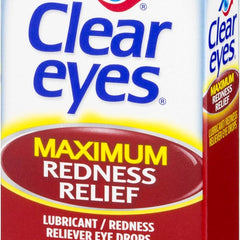 Clear Eyes Maximum Redness Eye Relief Lubricant Drops 0.5 Fl Oz (10 Pack) - Personal Care > Vision & Wash