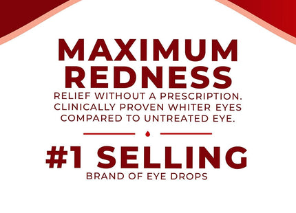 Clear Eyes Maximum Redness Eye Relief Lubricant Drops 0.5 Fl Oz (10 Pack) - Personal Care > Vision & Wash