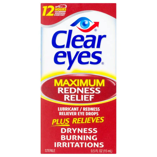 clear eyes maximum relief eye drops