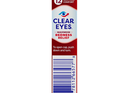 Clear Eyes Maximum Redness Eye Relief Lubricant Drops 0.5 Floz (2 Pack) - Personal Care > Vision & Wash