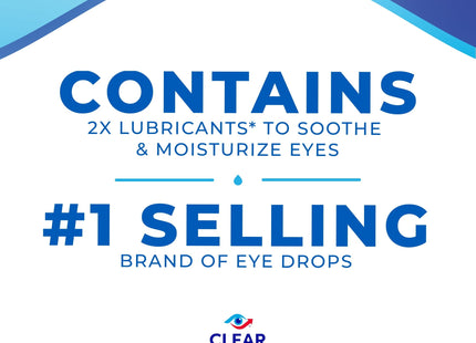 Clear Eyes Triple Action Lubricant Redness Relief Eye Drops 0.5 Floz (2 Pack) - Personal Care > Vision & Wash