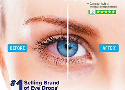 Clear Eyes Triple Action Lubricant Redness Relief Eye Drops 0.5 Floz (12 Pack) - Personal Care > Vision & Wash