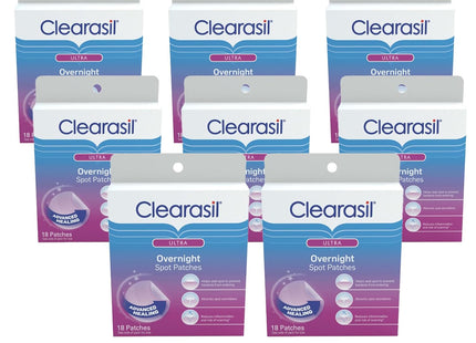 Clearasil Ultra Overnight Spot Patches Advanced Heal Acne Control 18ct (8 Pack) - Personal Care > Skin & Blemish