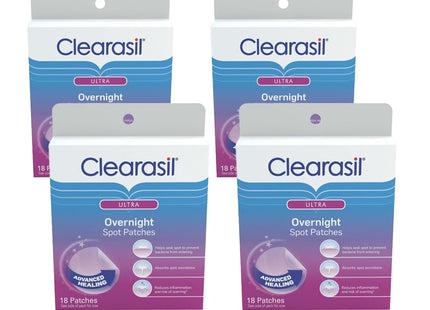 Clearasil Ultra Overnight Spot Patches Advanced Heal Acne Control 18ct (6 Pack) - Personal Care > Skin & Blemish