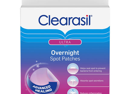 Clearasil Ultra Overnight Spot Patches Advanced Heal Acne Control 18ct (12 Pack) - Personal Care > Skin & Blemish