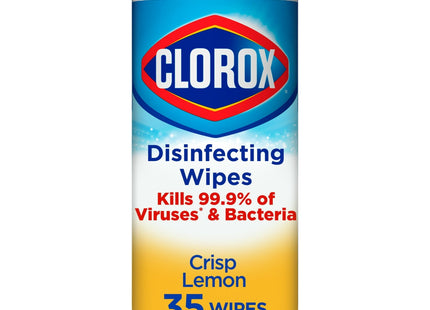 Clorox Bleach-Free Disinfecting and Cleaning Wipes Crisp Lemon 35 ct - Household Supplies > & Sterilizing