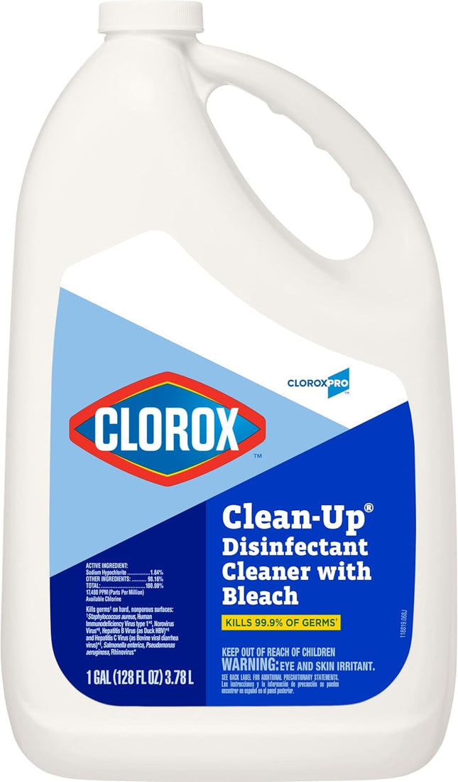 Clorox Clean-Up Disinfectant Cleaner with Bleach Fresh 128 oz - Household Supplies > Cleaning Disinfecting & Sanitizing